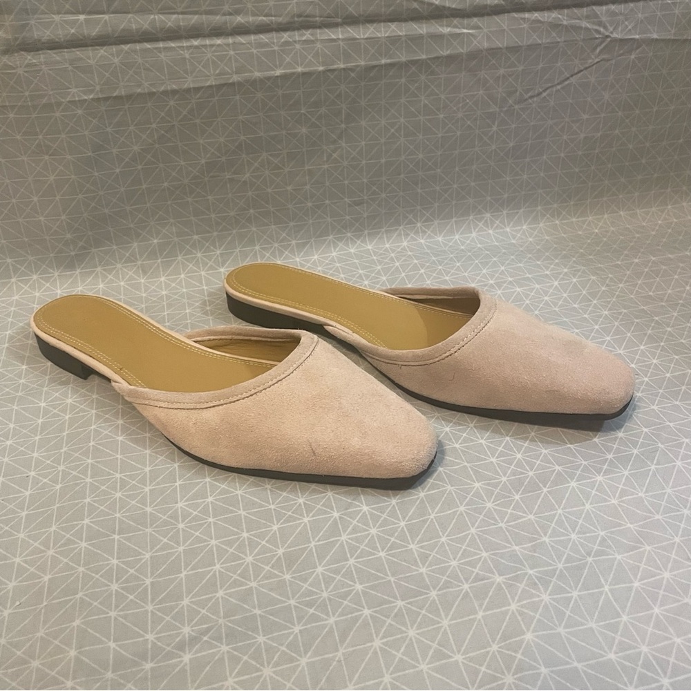 Jack Erwin Paz Mules in Quartz Suede 7